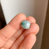 A-Grade Natural Bluish Floral Jadeite Barrel No.172544