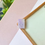 5.02cts A-Grade Natural Lavender Jadeite Rectangle No.130475