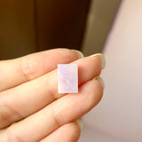 5.02cts A-Grade Natural Lavender Jadeite Rectangle No.130475