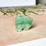 A-Grade Natural Moss On Snow Jadeite Dragon Pendant No.170979