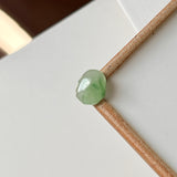 2.8 cts A-Grade Natural Moss On Snow Jadeite Polygon Cabochon No. 130476