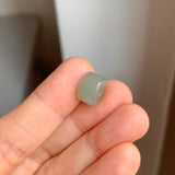 A-Grade Natural Bluish Green Jadeite Barrel No.172552