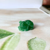 A-Grade Natural Imperial Green Jadeite Pig Pendant No.172201