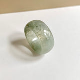 19.8mm A-Grade Natural Light Green Jadeite Ring Band No.161690