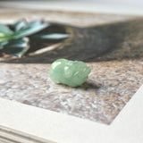 A-Grade Green Jadeite Pig Pendant No.172197