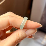 16.1mm A-Grade Natural Jadeite Joseon Dynasty Plum Blossom Ring (Maehwa) No.162420