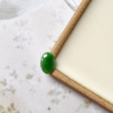 1.47cts A-Grade Natural Imperial Green Jadeite Oval Cabochon No.220470