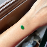 1.47cts A-Grade Natural Imperial Green Jadeite Oval Cabochon No.220470