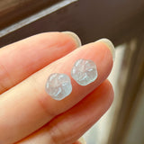 SOLD OUT: 2.79cts Icy A-Grade Natural Frangipani Jadeite Pair No.180817