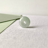 A-Grade Natural Light Green Jadeite Donut No.171233