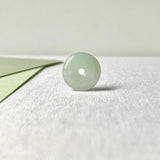 A-Grade Natural Light Green Jadeite Donut No.171233