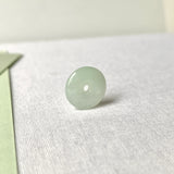 A-Grade Natural Light Green Jadeite Donut No.171233