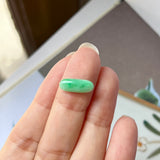 2.3 cts A-Grade Natural Apple Green Jadeite Saddle Piece No.130426