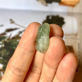 A-Grade Natural Yellowish Bluish Green Jadeite Buddha Pendant No. 220161