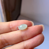 A-Grade Light Green Jadeite Heart Pendant No. 172522