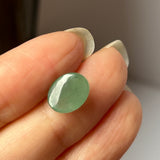 2.65 cts A-Grade Natural Green Jadeite Oval Cabochon No. 130486