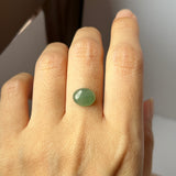 2.65 cts A-Grade Natural Green Jadeite Oval Cabochon No. 130486