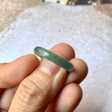 17mm A-Grade Natural Bluish Green Jadeite Abacus Band No.162108