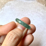 17mm A-Grade Natural Bluish Green Jadeite Abacus Band No.162108