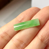 5.6cts A-Grade Natural Apple Green Rectangle Jadeite No. 130445