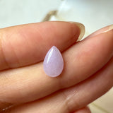 SOLD OUT: 1.81cts A-Grade Natural Pink Lavender Jadeite Pear Cabochon No.130487