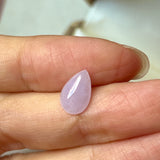 SOLD OUT: 1.81cts A-Grade Natural Pink Lavender Jadeite Pear Cabochon No.130487