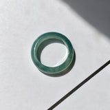 17mm A-Grade Natural Bluish Green Jadeite Abacus Band No.162106