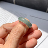 17mm A-Grade Natural Bluish Green Jadeite Abacus Band No.162106