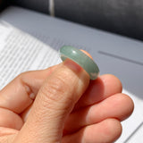 17mm A-Grade Natural Bluish Green Jadeite Abacus Band No.162106