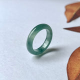 16.1mm A-Grade Natural Bluish Green Jadeite Abacus Band No.162012