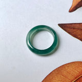 16.1mm A-Grade Natural Bluish Green Jadeite Abacus Band No.162012