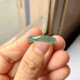 16.1mm A-Grade Natural Bluish Green Jadeite Abacus Band No.162012