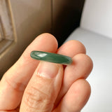 SOLD OUT: 17mm A-Grade Natural Bluish Green Jadeite Abacus Band No.162094