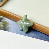 A-Grade Light Bluish Green Jadeite Starfish Pendant No. 172568