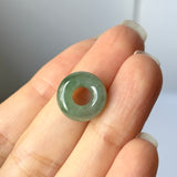 A-Grade Natural Bluish Green Jadeite Barrel No. 172570