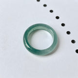 17.1mm A-Grade Natural Bluish Green Jadeite Abacus Band No.162105