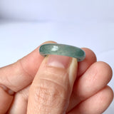 16mm A-Grade Natural Bluish Green Jadeite Abacus Band No.162109