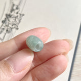 A-Grade Natural Bluish Green Jadeite Barrel Pendant No.172237