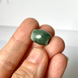 A-Grade Natural Bluish Green Jadeite Barrel Pendant No.220667