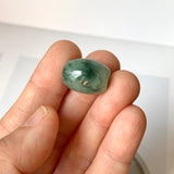 A-Grade Natural Bluish Green Jadeite Barrel No.220673