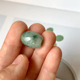 A-Grade Natural Bluish Green Jadeite Barrel No.220673