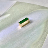 A-Grade Imperial Green Jadeite V Bar Pendant No. 172449