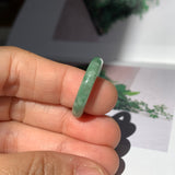 17.1mm A-Grade Natural Floral Imperial Jadeite Ring Band No. 162178