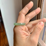 20.3mm A-Grade Natural Green Jadeite Ring Band No. 162186