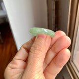 20.3mm A-Grade Natural Green Jadeite Ring Band No. 162186