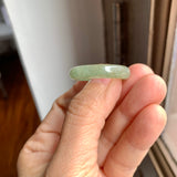 20.3mm A-Grade Natural Green Jadeite Ring Band No. 162186