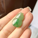 A-Grade Natural Green Jadeite Hulu (Calabash) No.171418
