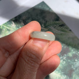 15.2mm A-Grade Natural White Jadeite Ring Band No. 161944