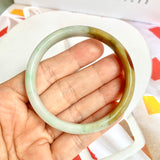 51.4mm A-Grade Natural Multi-Colour Jadeite Modern Round Bangle No. 151847