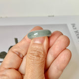 18.1mm A-Grade Natural Jadeite Joseon Dynasty Plum Blossom Ring (Maehwa) No.162425